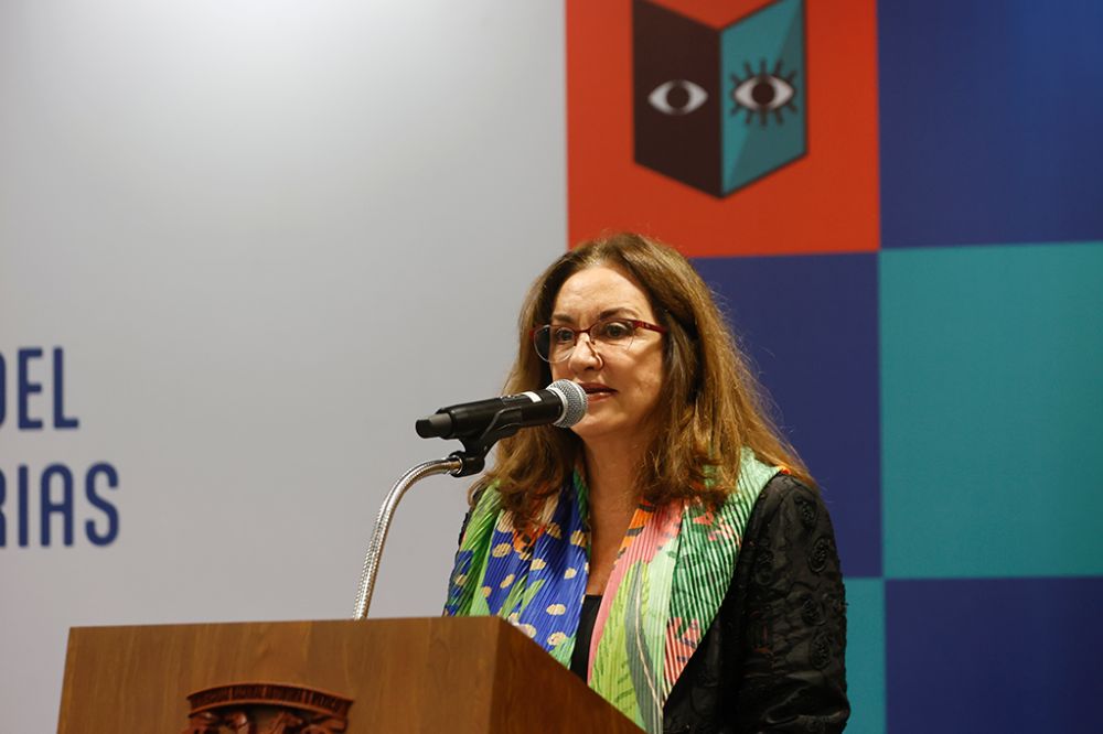 Rosa Beltrán hizo un llamado a “atestiguar la curiosidad (...) Una feria del libro de ediciones universitarias es el lugar perfecto para hacerlo”.